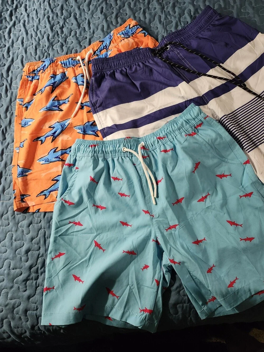 3 Pair Men's Swim Trunks
